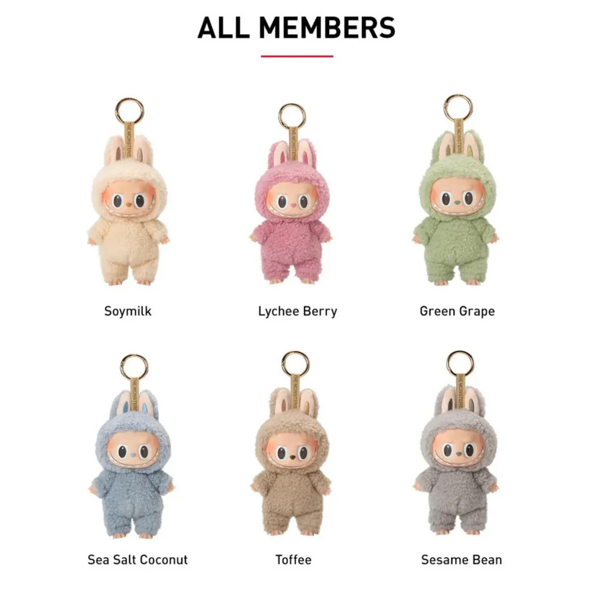 Pop Mart Labubu The Monsters Exciting Macaron Vinyl Plush Pendant Single Blind Box